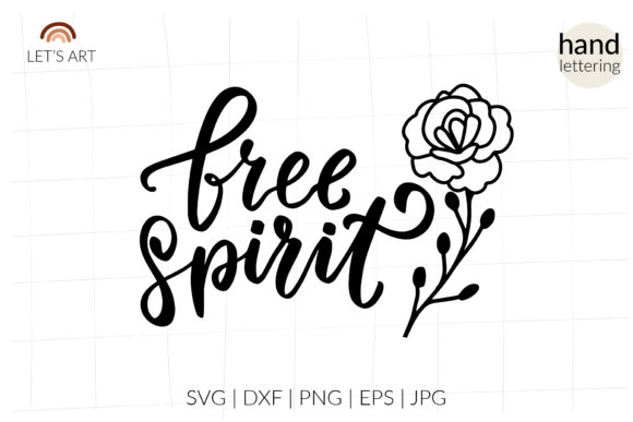 Free Spirit SVG: Wildflowers Graphics for Crafts & Branding