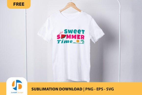 Free Sweet Summer Time SVG EPS PNG: Graphics for Crafts & Branding