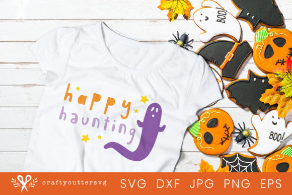Halloween, Happy Haunting Ghost Clipart for Crafts & Graphics