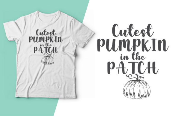 Halloween Pumpkin T-shirt SVG Graphics for Crafts