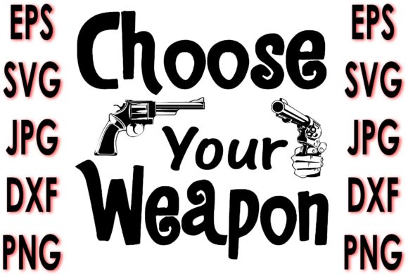 Potholder Quote Design, CHOOSE YOUR WEAP
