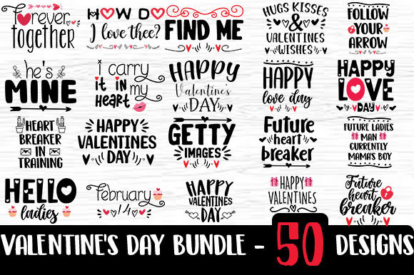 Valentine Bundle 50 Quote Sayings