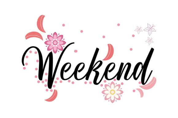 Weekend Quote Design: Graphics for Crafts & Creative Brands